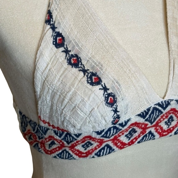 Raga Revolve Amalia Bralette in White Red Blue Win Women’s Size Medium NEW - Picture 3 of 13